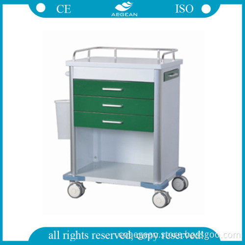AG-GS005 Hospital Dark Green Medication Trolley
